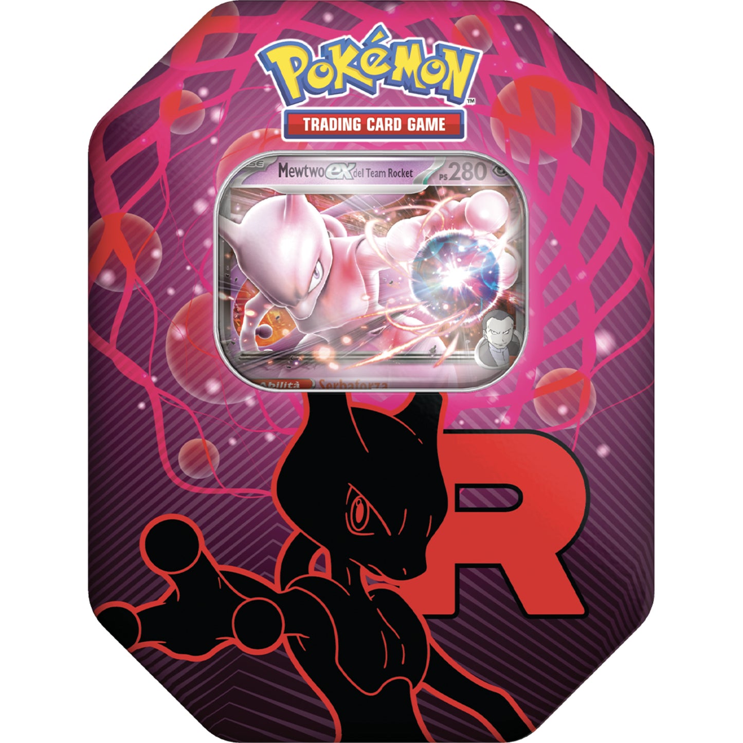 Tin da Collezione Team Rocket di Mewtwo-ex
