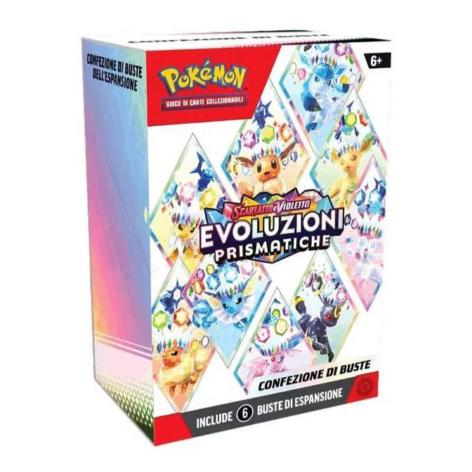 Scarlatto e Violetto Evoluzioni Prismatiche Bundle da 6 Buste 10 Carte