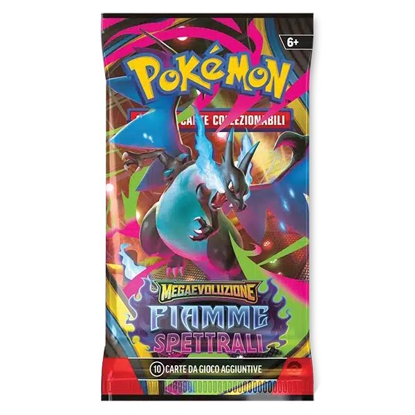 Pre-ordine: Busta Singola Megaevoluzioni Fiamme Spettrali (Artwork Randomico)
